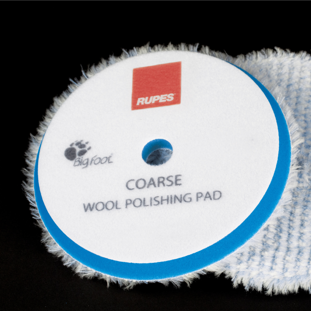 2 Pack RUPES Bigfoot Intermediate Blue Foam Polishing Pad 150x180mm 9.DA180B DA