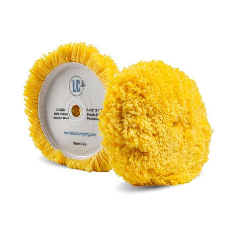 Lake Country Single Sided Wool Polishing Pad - 7.5" x 1.5"